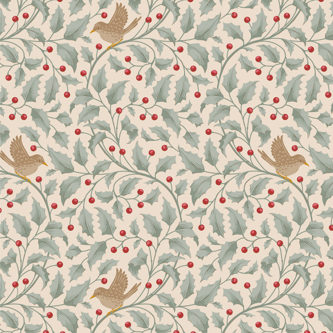 Merry Little Christmas by the 1/4 Yard - Holly Duckegg