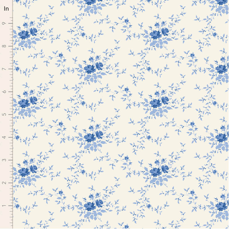 Something Blue by the 1/4 Yard - Noel Blue