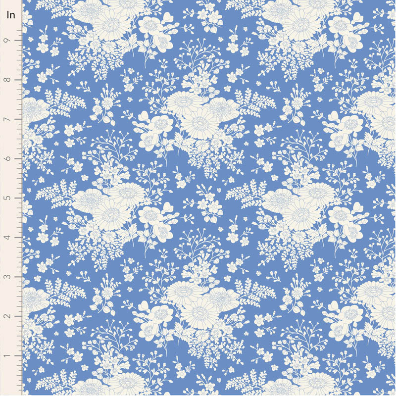 Something Blue by the 1/4 Yard - Isolde Cornflower