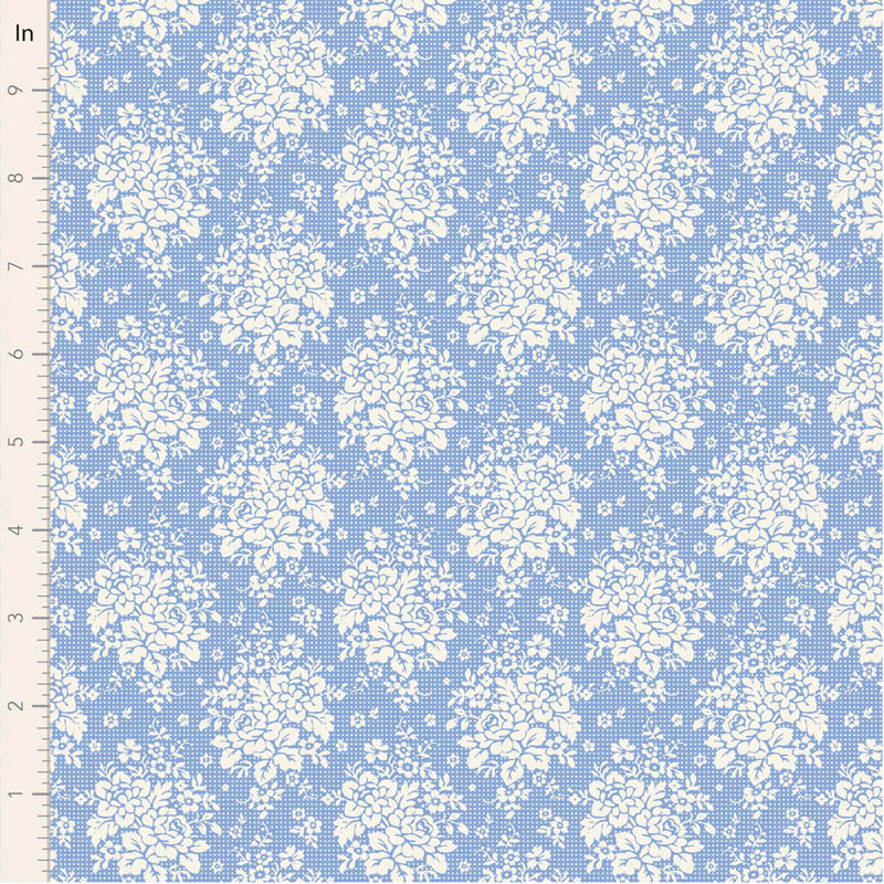 Something Blue by the 1/4 Yard - Picnic Sky