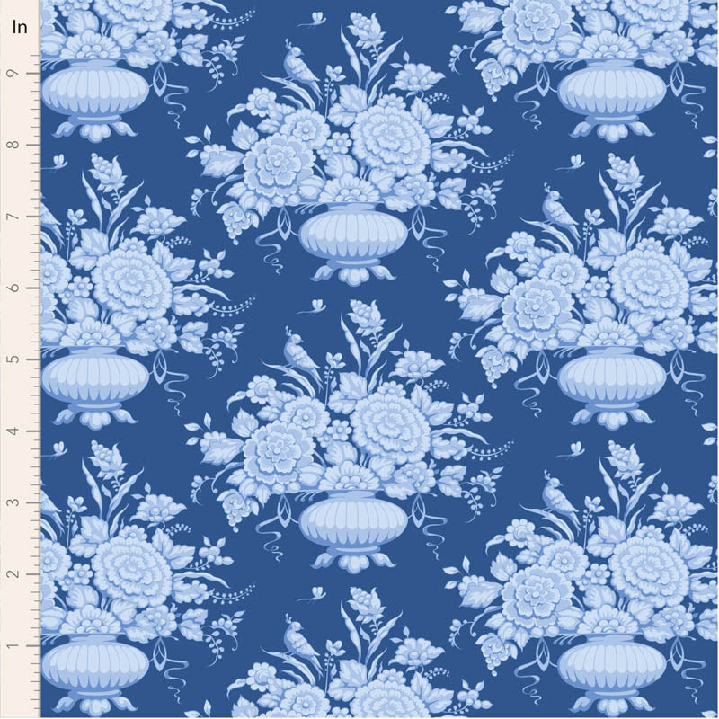 Something Blue by the 1/4 Yard - Afina Denim
