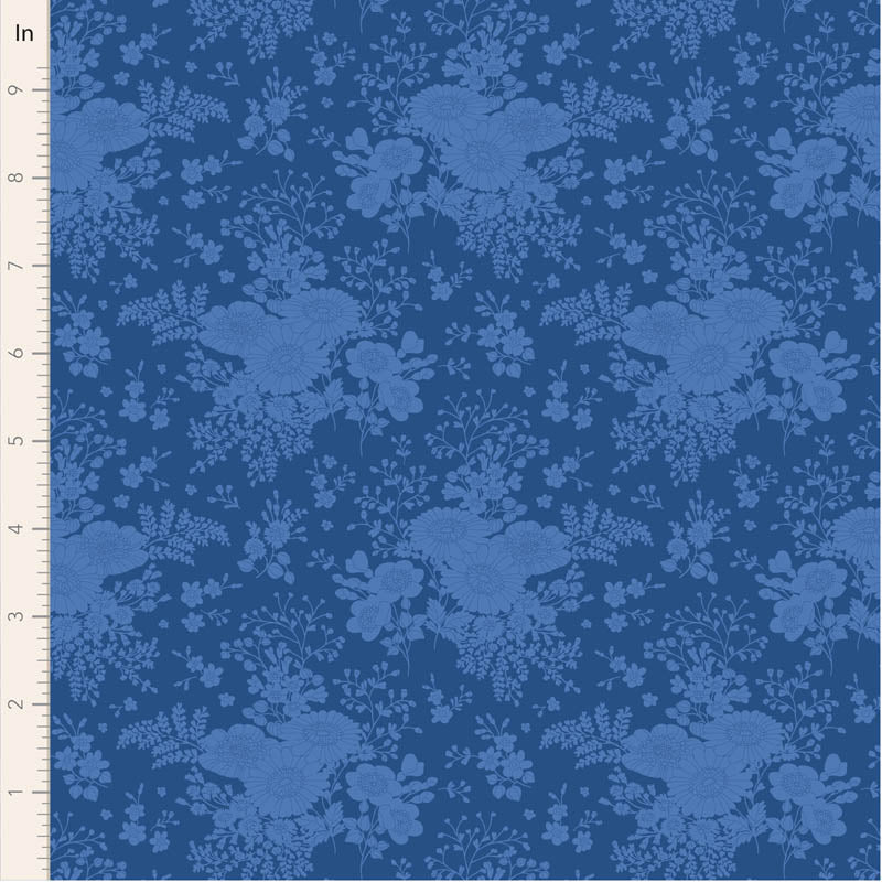 Something Blue by the 1/4 Yard - Isolde Night