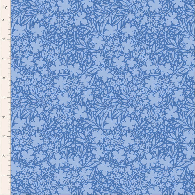 Something Blue by the 1/4 Yard - Bushbloom Cornflower
