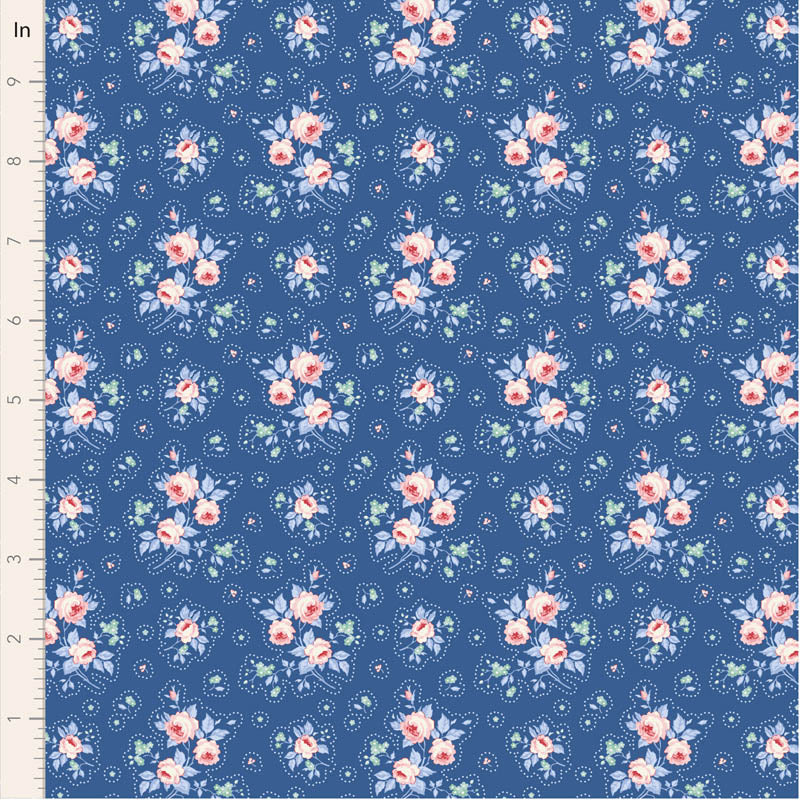 Something Blue by the 1/4 Yard - First Kiss Denim