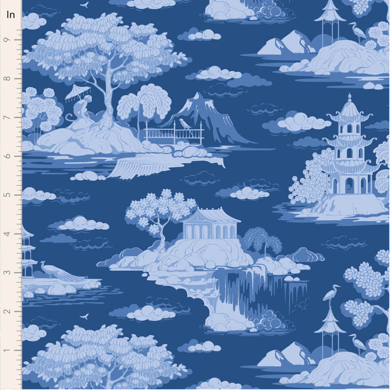 Something Blue by the 1/4 Yard - Cottonview Night