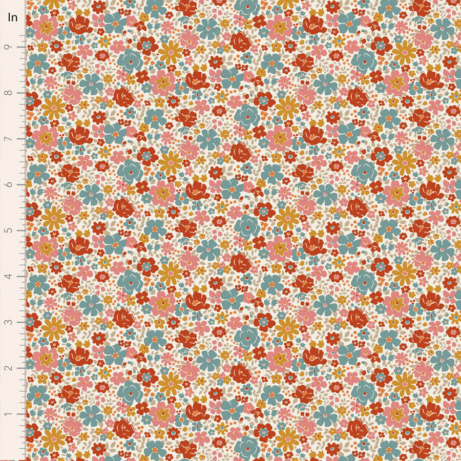 Village Life by the 1/4 Yard - Esther Warm Cream
