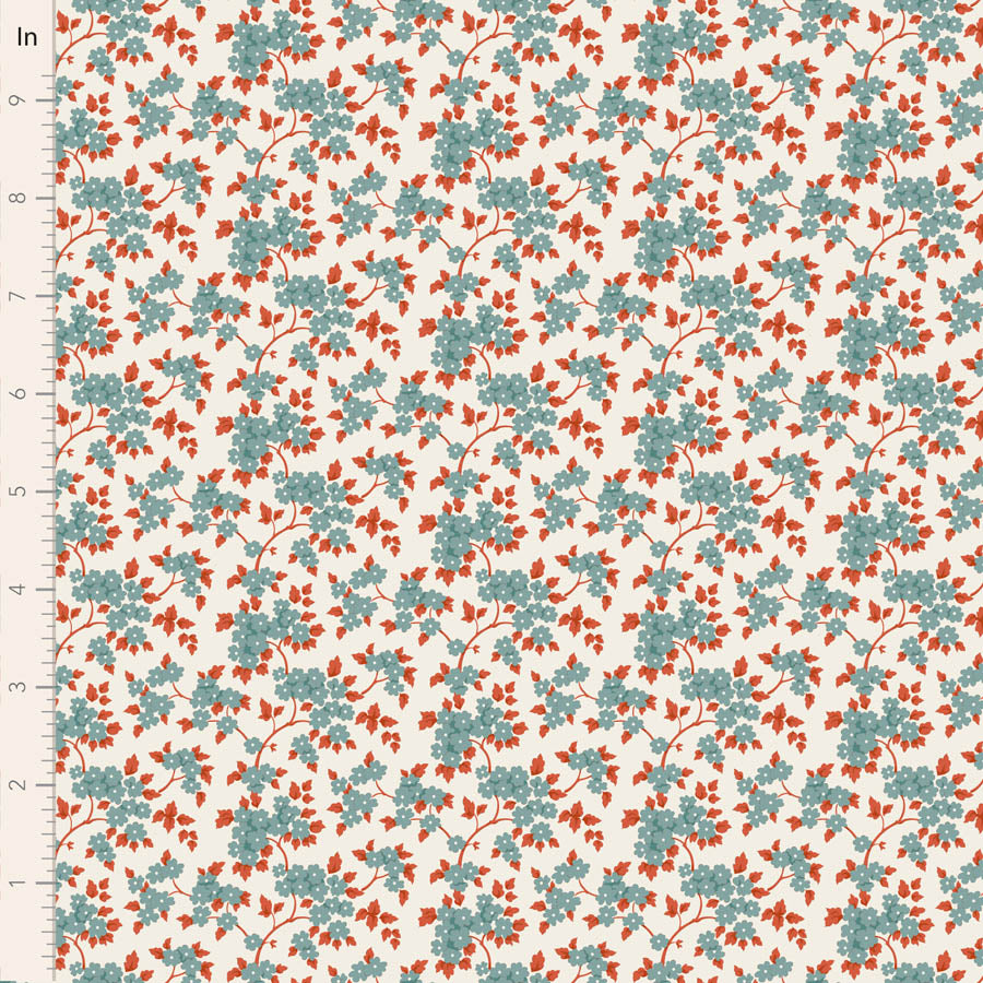 Village Life by the 1/4 Yard - Ruth Teal
