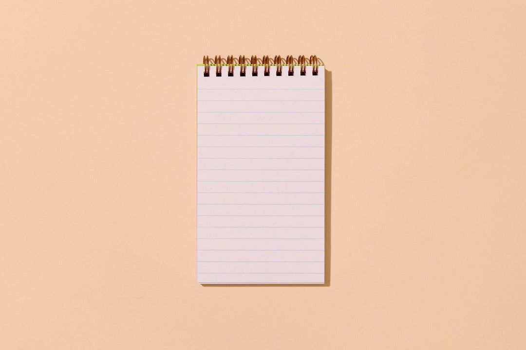 Letterpress Small Spiral Notebook—Shrimp Cocktail (Foodie)