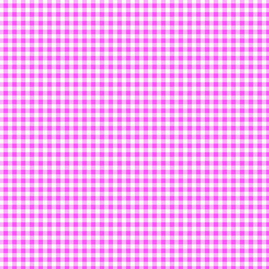 Ghostly Garden by the 1/4 Yard - Bitty Gingham Pink