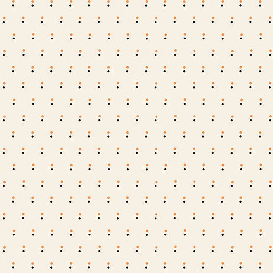 Nightfall by the 1/4 Yard - Shadow Dot Cream