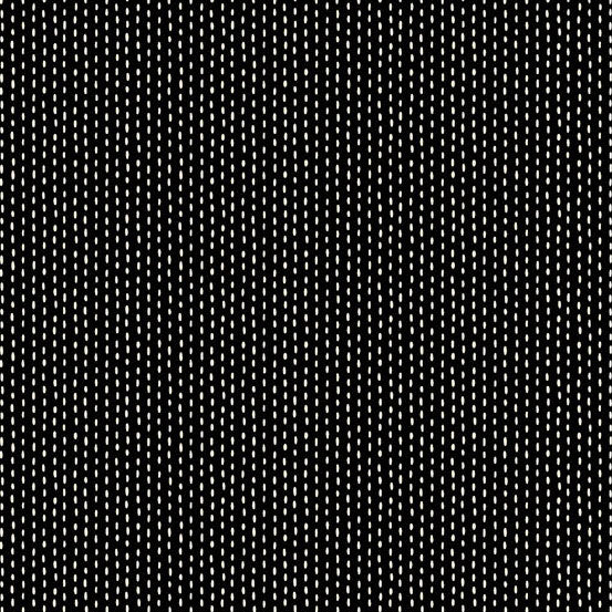 Nightfall by the 1/4 Yard - Stitch Line Black