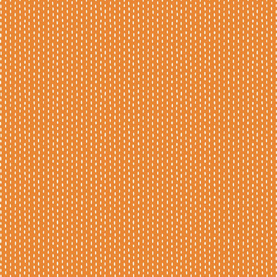 Nightfall by the 1/4 Yard - Stitch Line Orange
