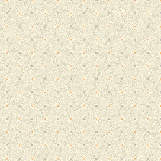 Nightfall by the 1/4 Yard - Whirly Gig Cream