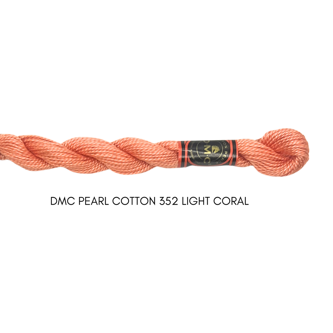DMC Perle Cotton Size 3 352 Light Coral