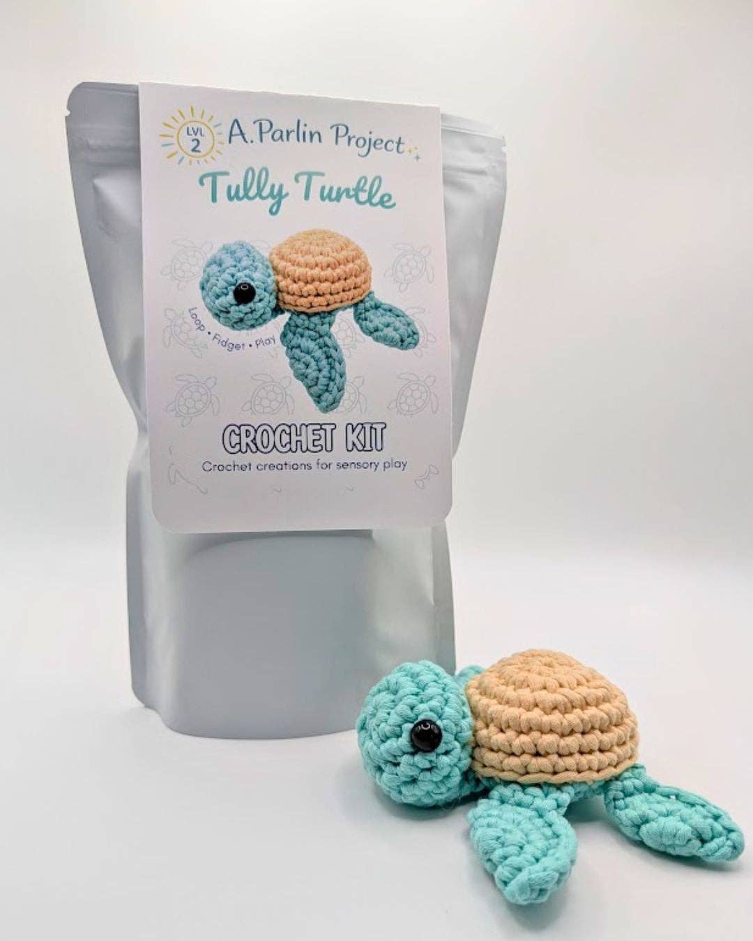 Tully Turtle | Crochet Kit - Level 2