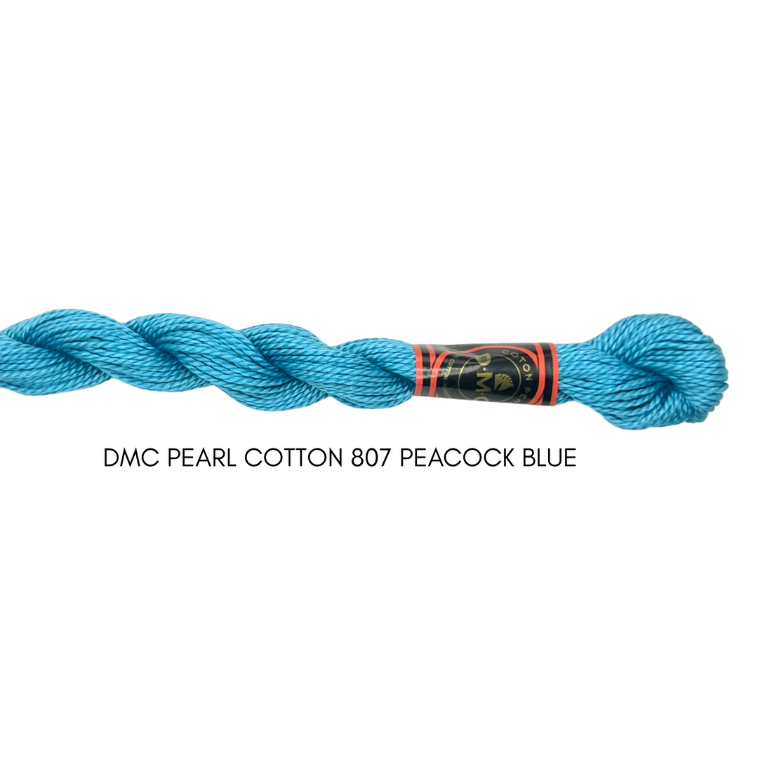 DMC Perle Cotton Size 3 807 Peacock Blue