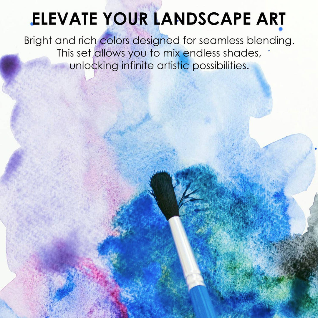 Watercolor Pocket Set of 12 - Landscape Colors