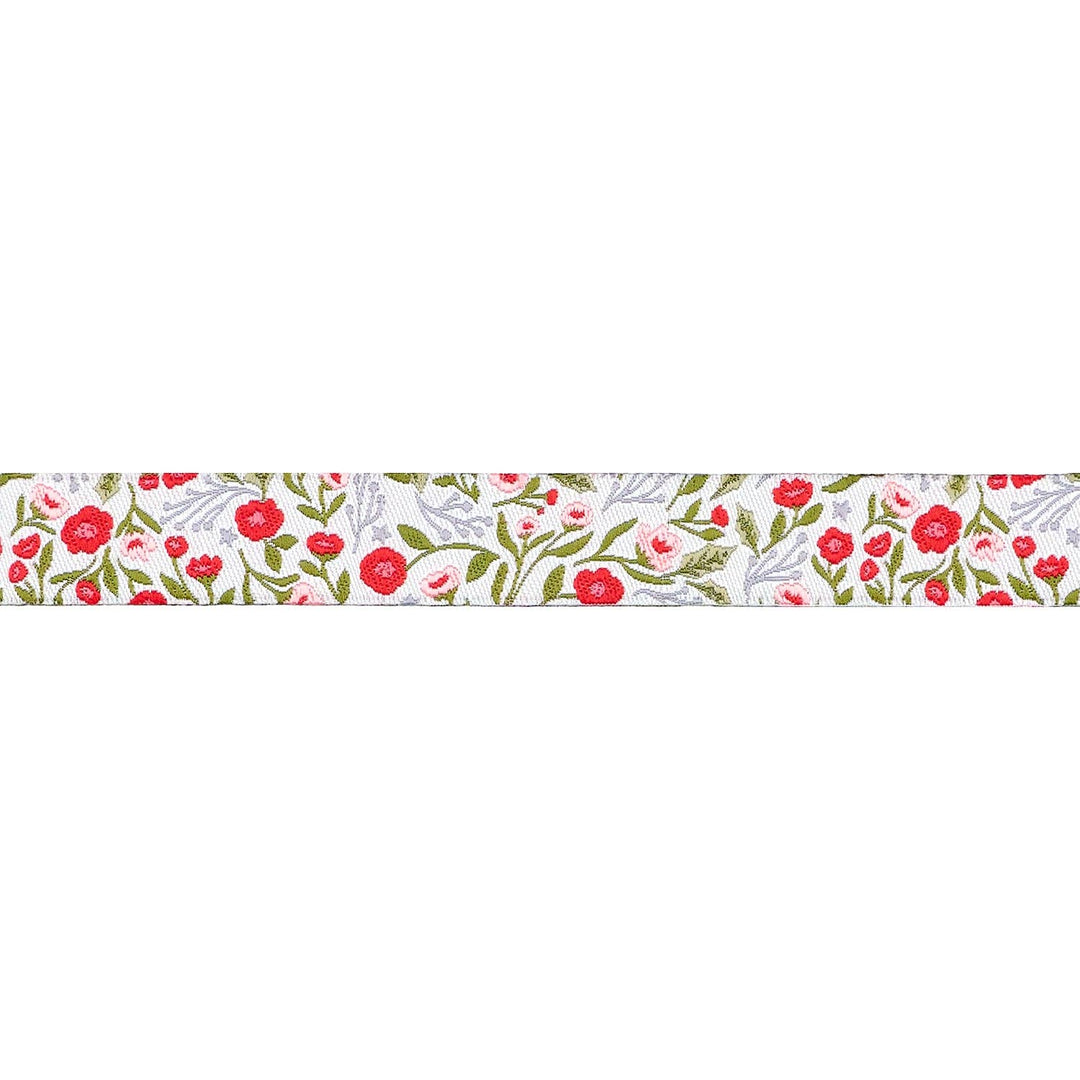 Christmas Posies in Winter - 5/8" Wide