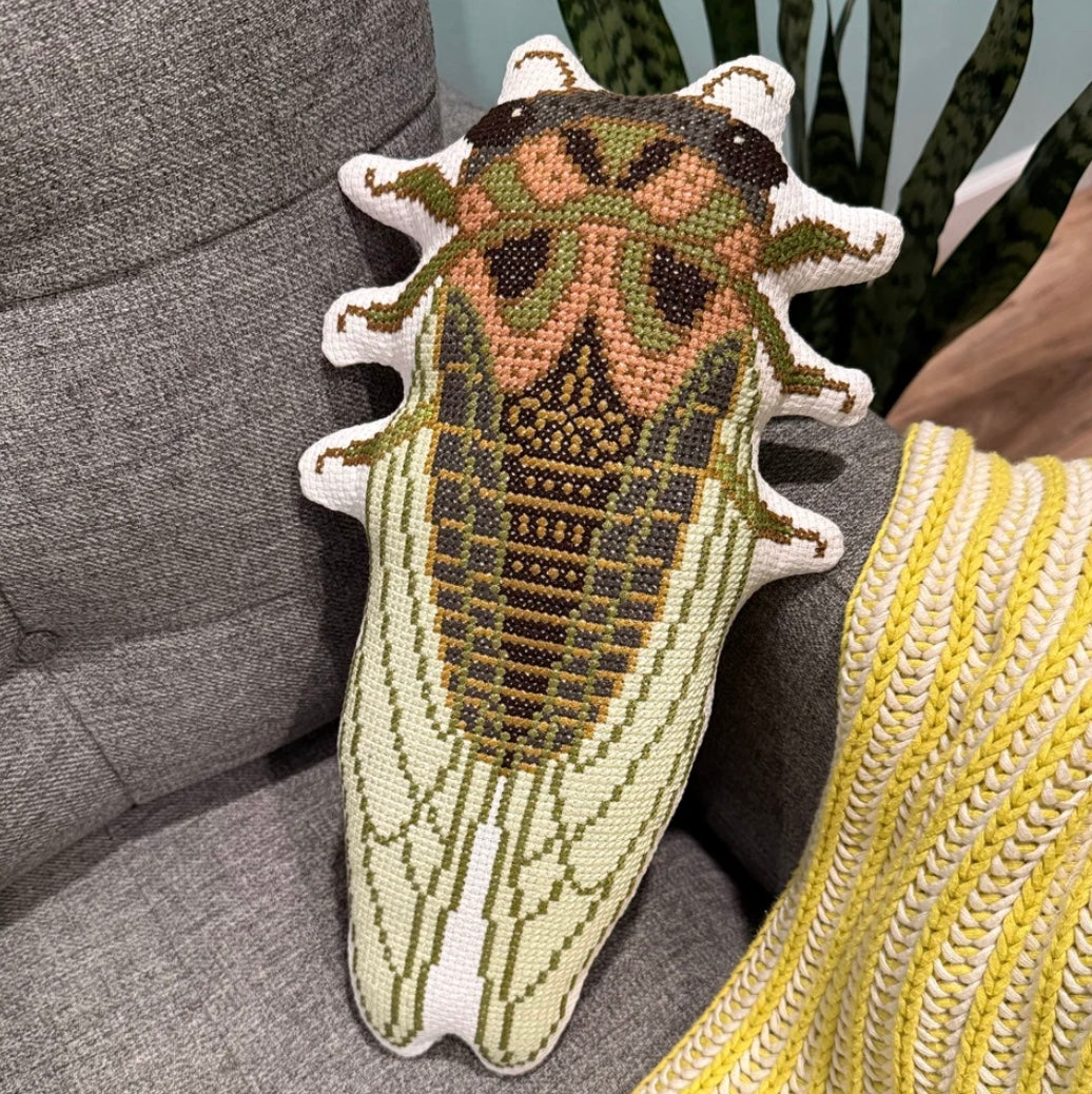Cicada Season Cross Stitch Pattern