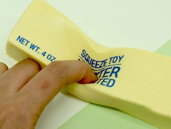 Butter Stress Ball – Soft &amp; Slow-Rebound Squishy Toy