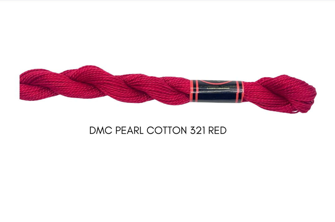 DMC Perle Cotton Size 3 321 Red