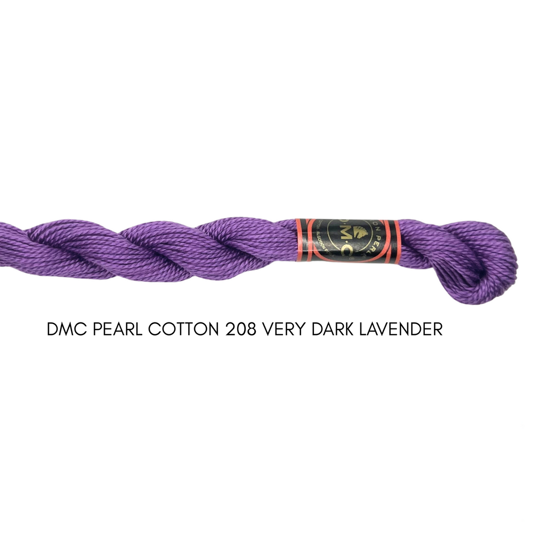 DMC Perle Cotton Size 3 208 Very Dk. Lavender