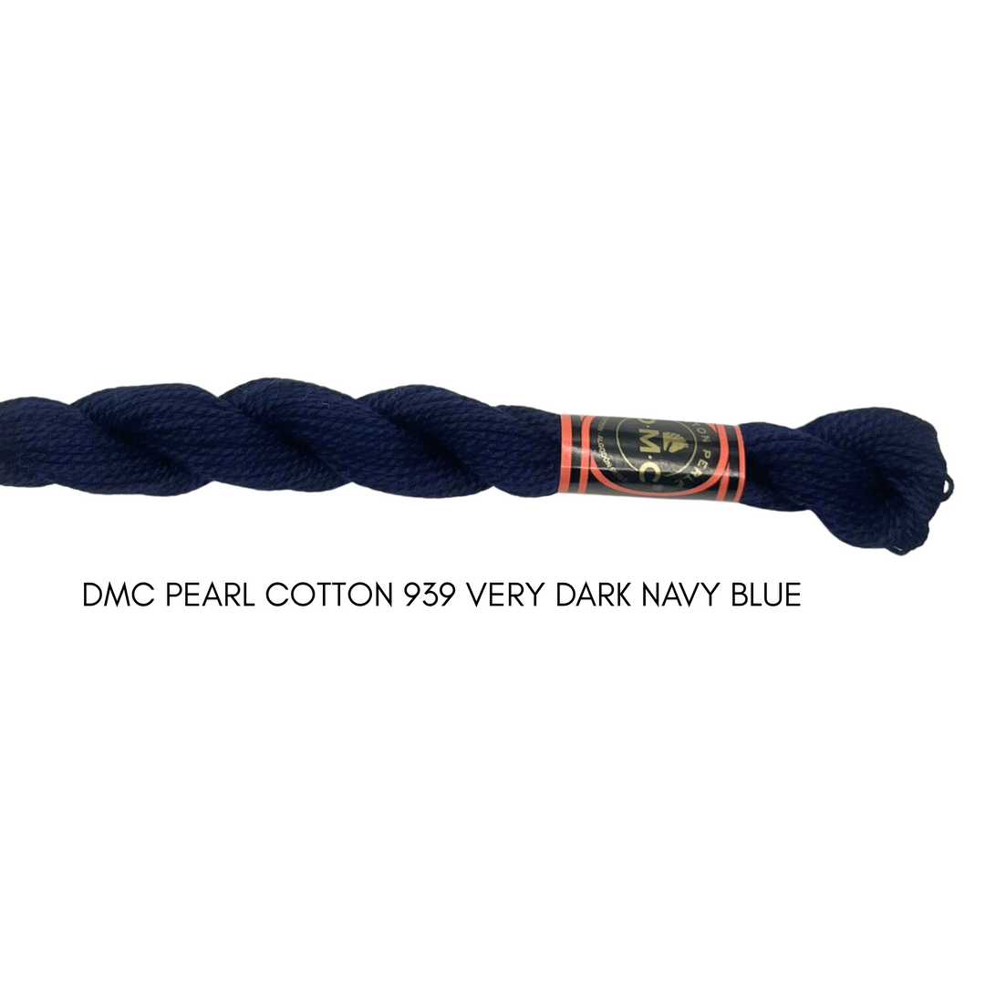 DMC Perle Cotton Size 3 939 Very Dk. Navy Blue