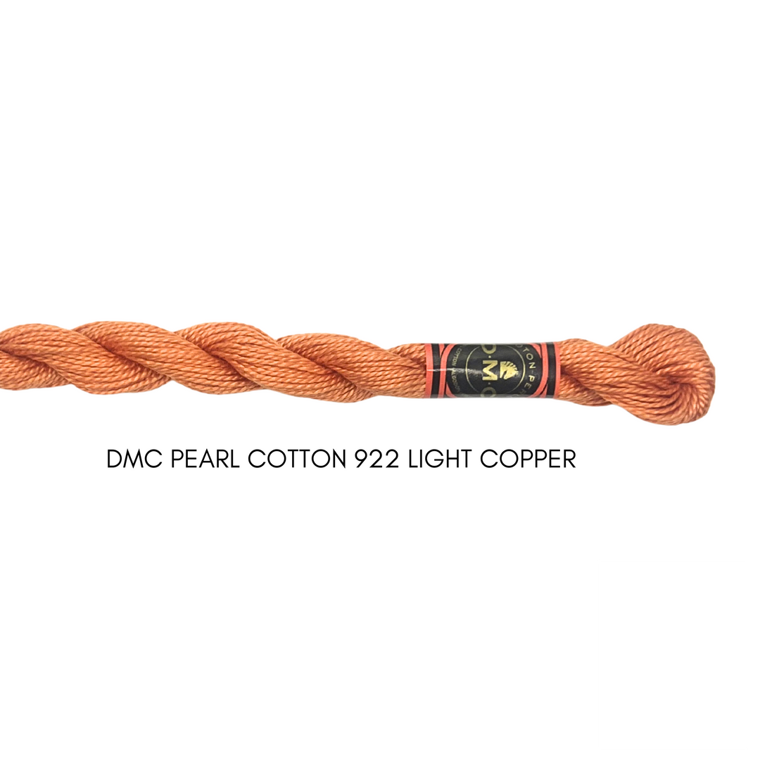 DMC Perle Cotton Size 3 922 Light Copper