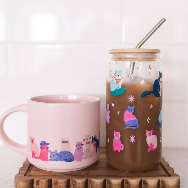Cool Cats Large Ceramic Mug