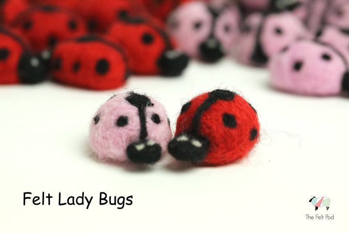 Felt Lady Bugs