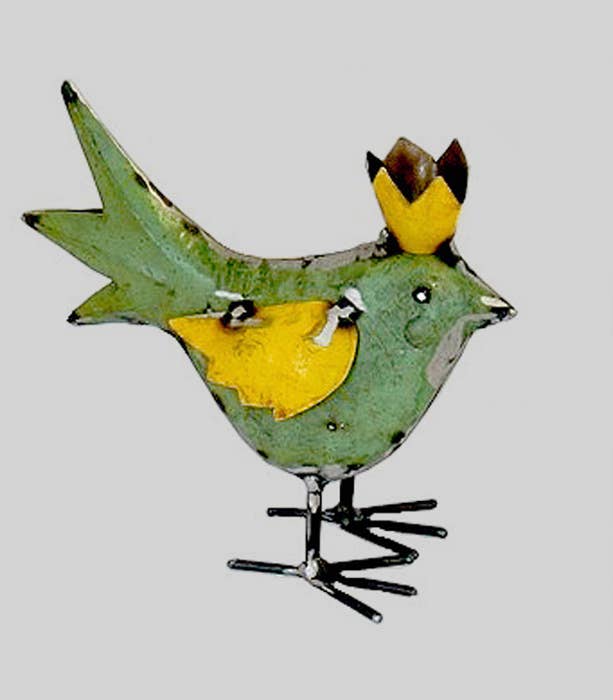 Green Crown Bird