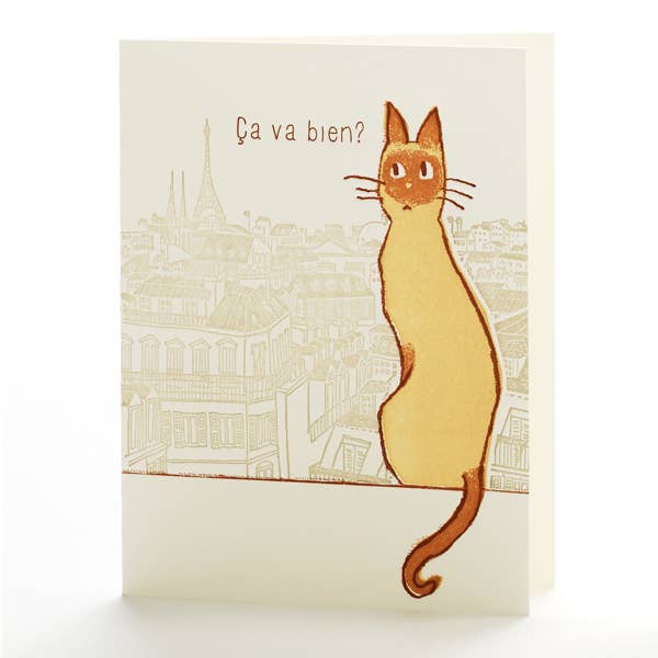 Cat Ca Va Notecard