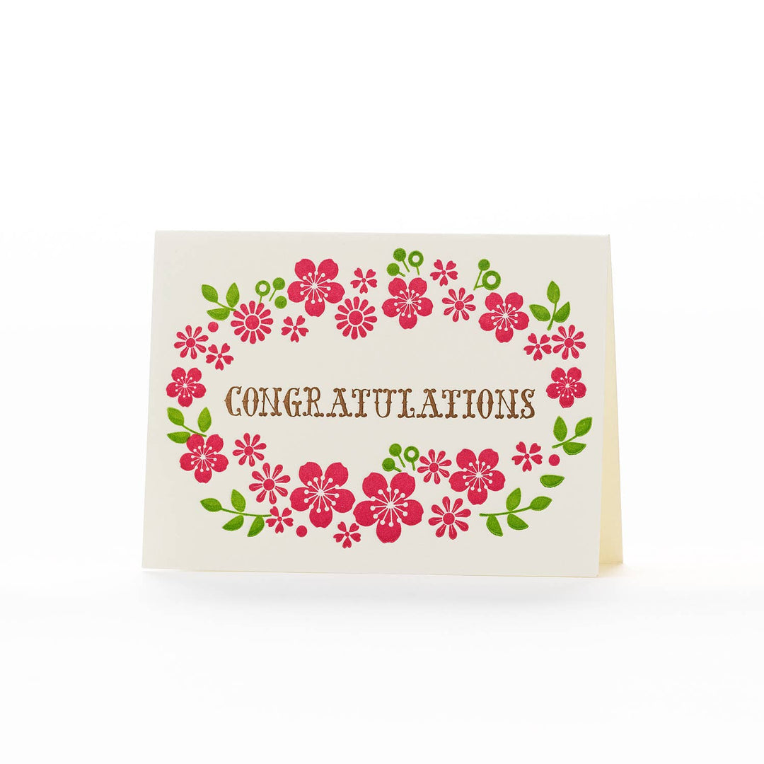 Mini card Congratulations