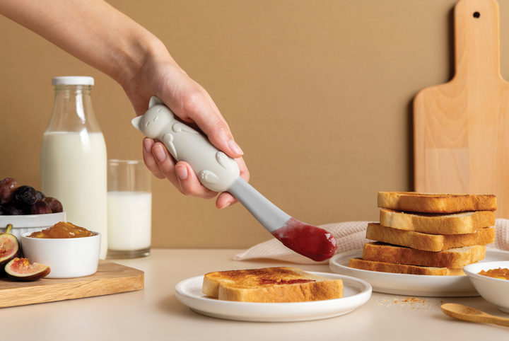 Mary Cat Jar Spatula for Scooping and Scrap - Kitchen Gifts