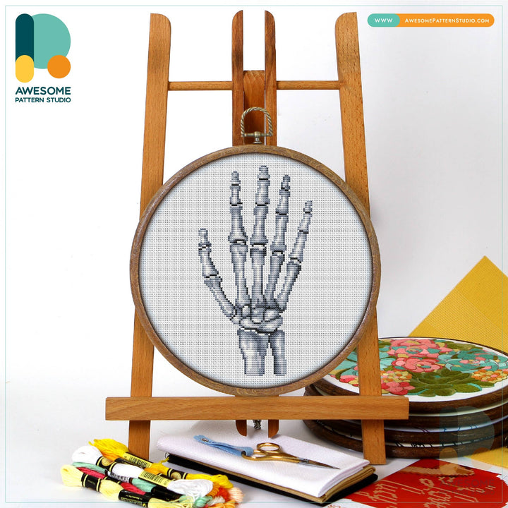 CS2065 Wrist Bones The Human, Counted Cross Stitch Kit
