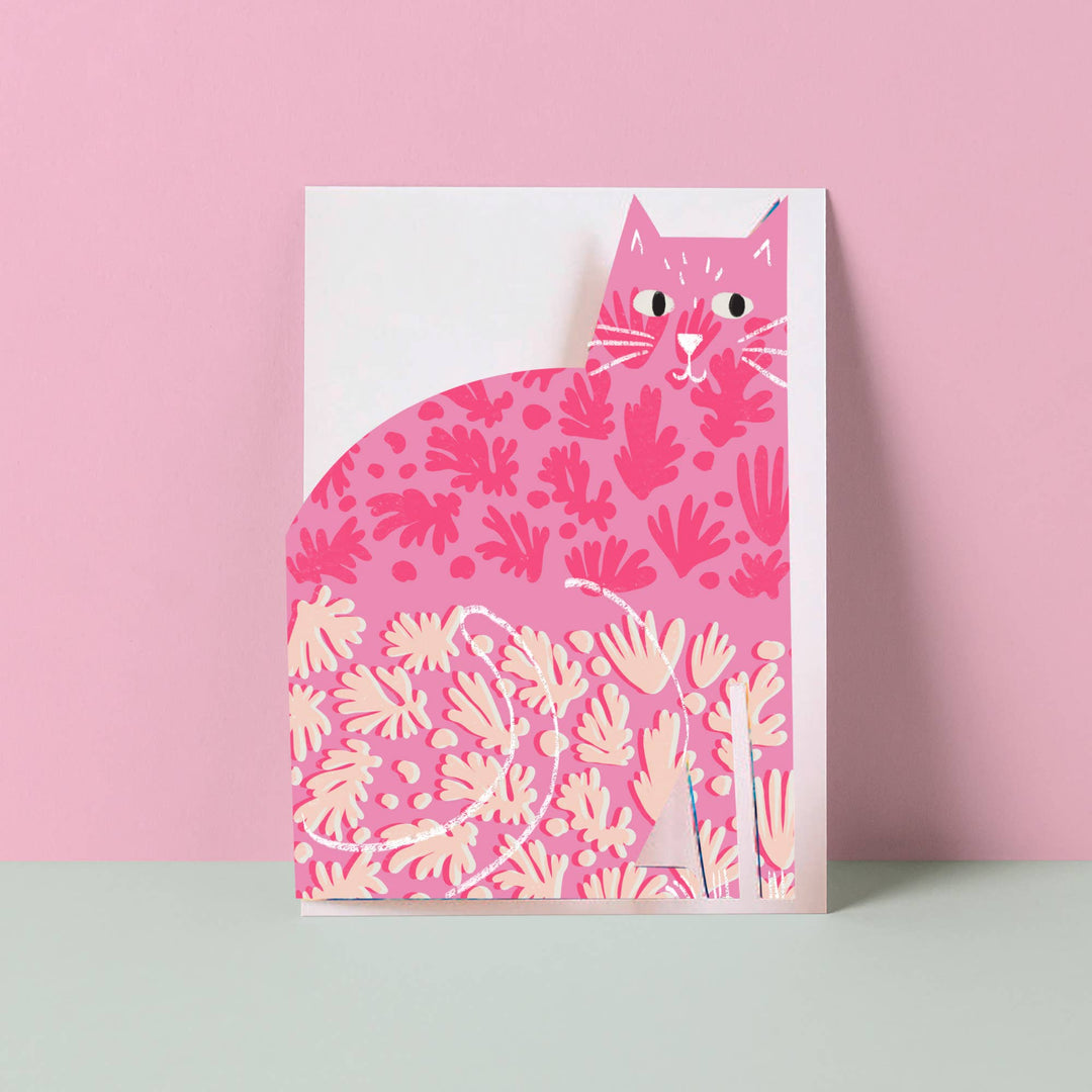 Catisse Cat Cut Out Card