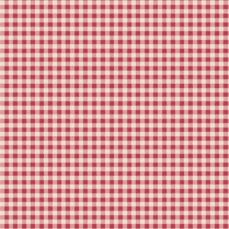 Creating Memories Wovens by the 1/4 Yard - Gingham Red
