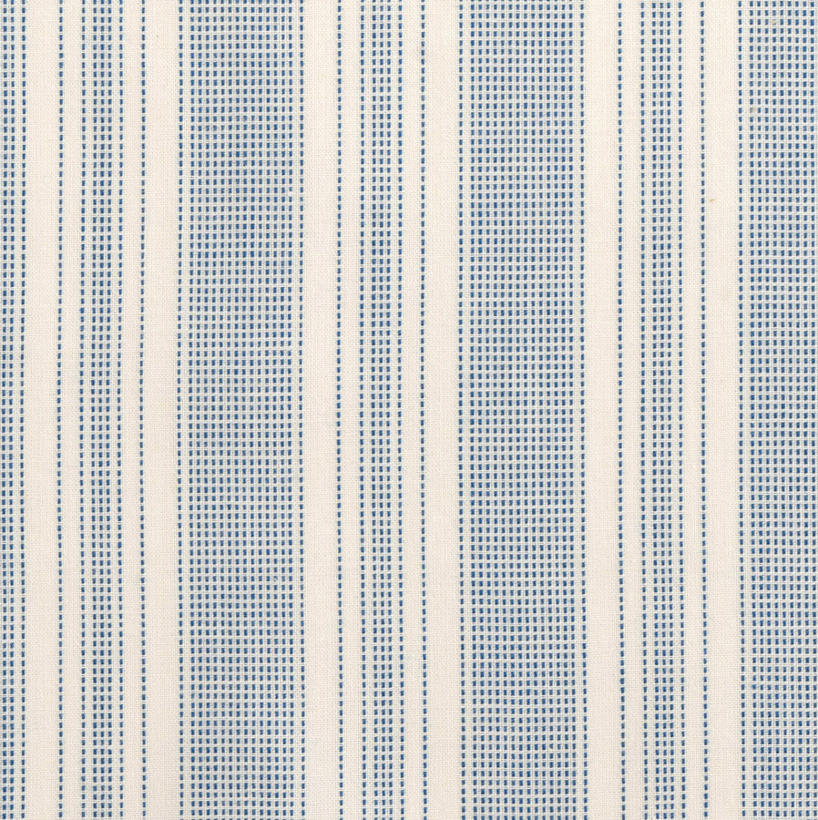 Woven Tea Towel by the 1/4 Yard - Biscuit Stripe Blue