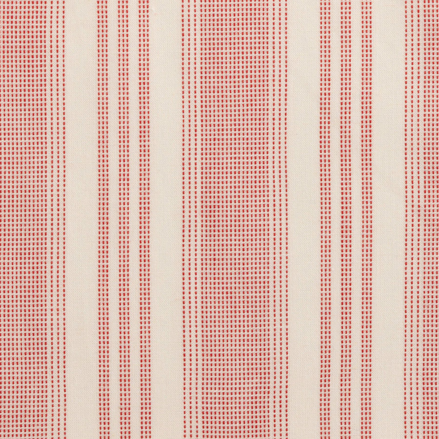 Woven Tea Towel by the 1/4 Yard - Shortcake Stripe Red