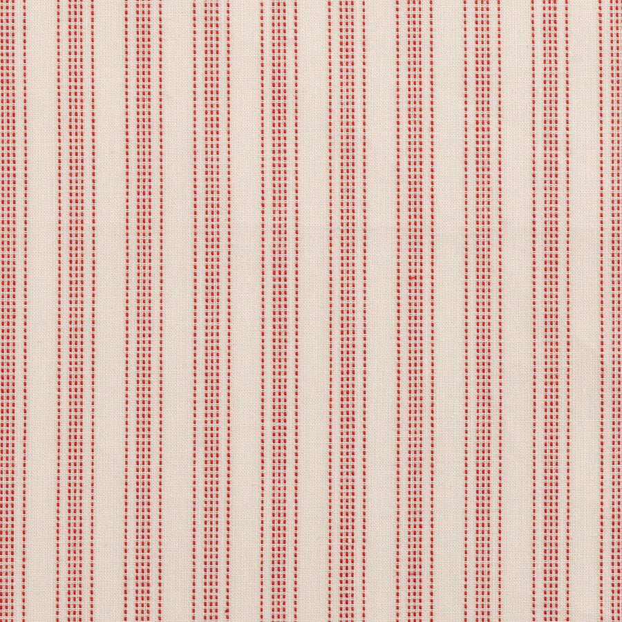 Woven Tea Towel by the 1/4 Yard - Applecake Stripe Red