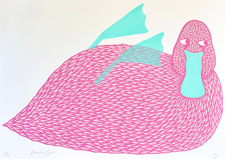 Baby Got Quack - Original Linocut