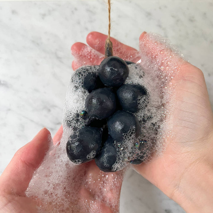Handcrafted Grapes Soap - 100% Olive Oil -NEW PACKAGING