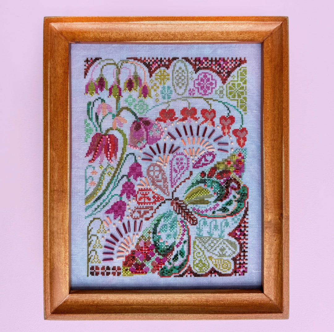 Garden Belle Cross Stitch Pattern