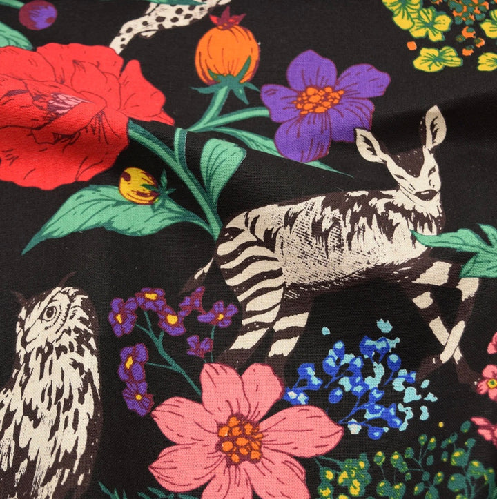 Echino Wonder Fabric by the 1/4 Yard - Black