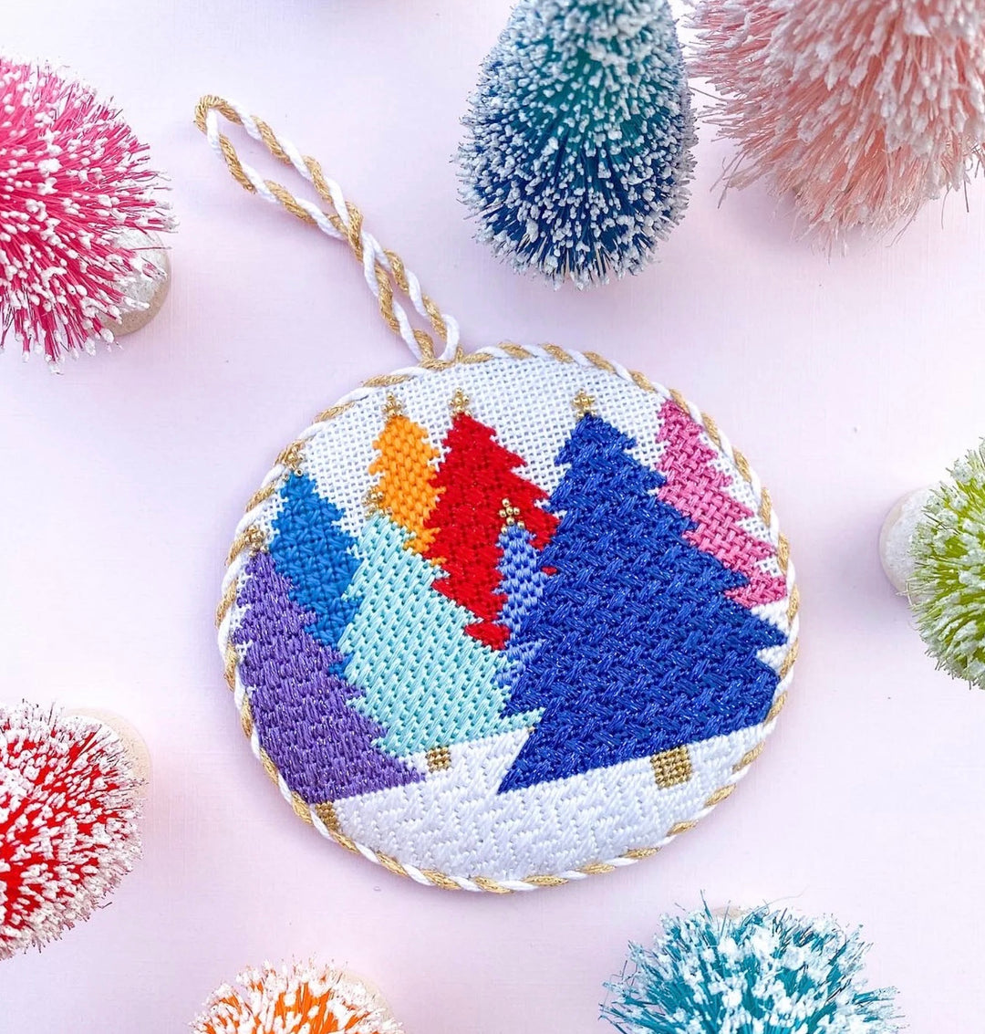 Colorful Forest Needlepoint Canvas