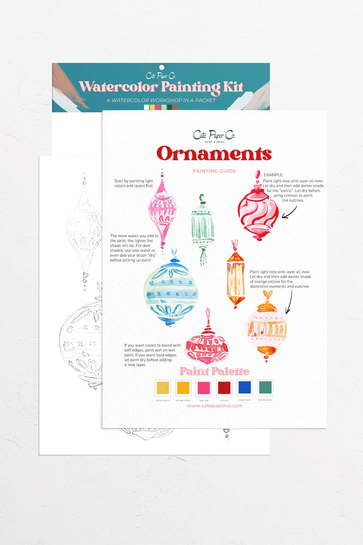 Ornaments Watercolor Kit