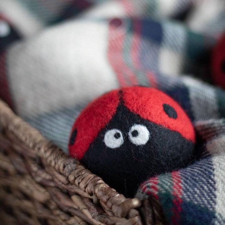 Ladybug Trio Eco Wool Dryer Balls