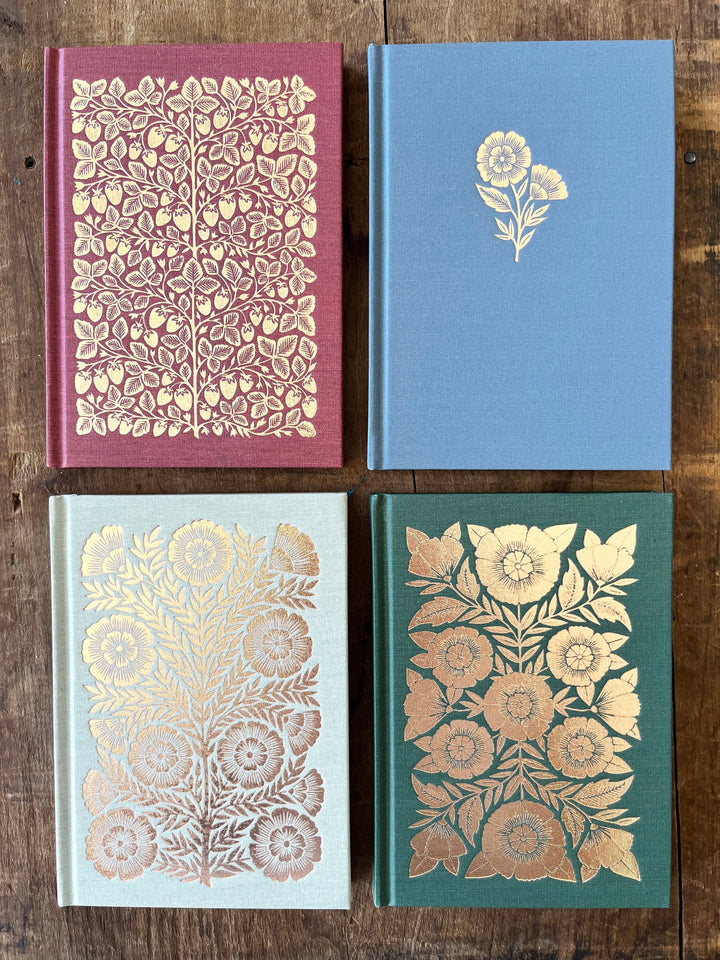 Foil Stamped Linen Journal: Jewel Green
