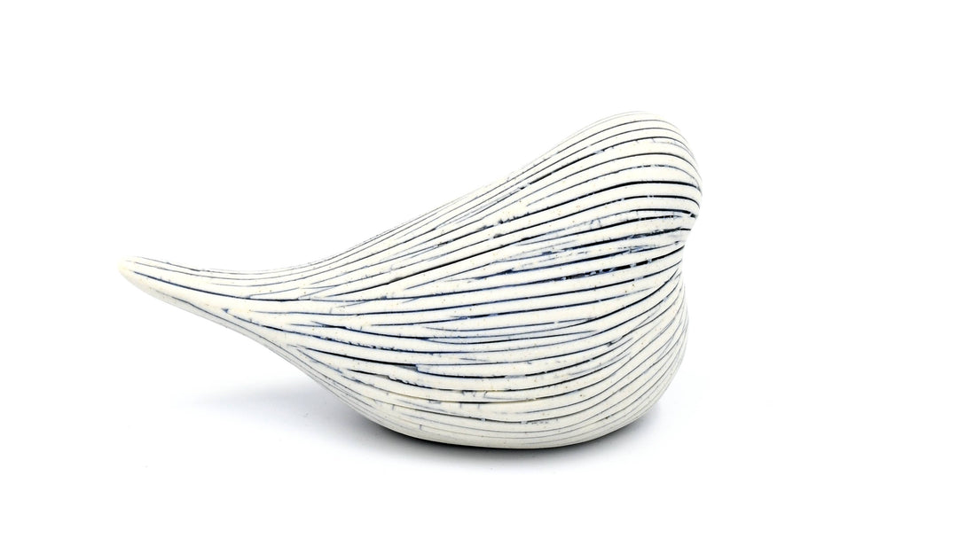 Handcrafted Mini Bird Etched Stripe