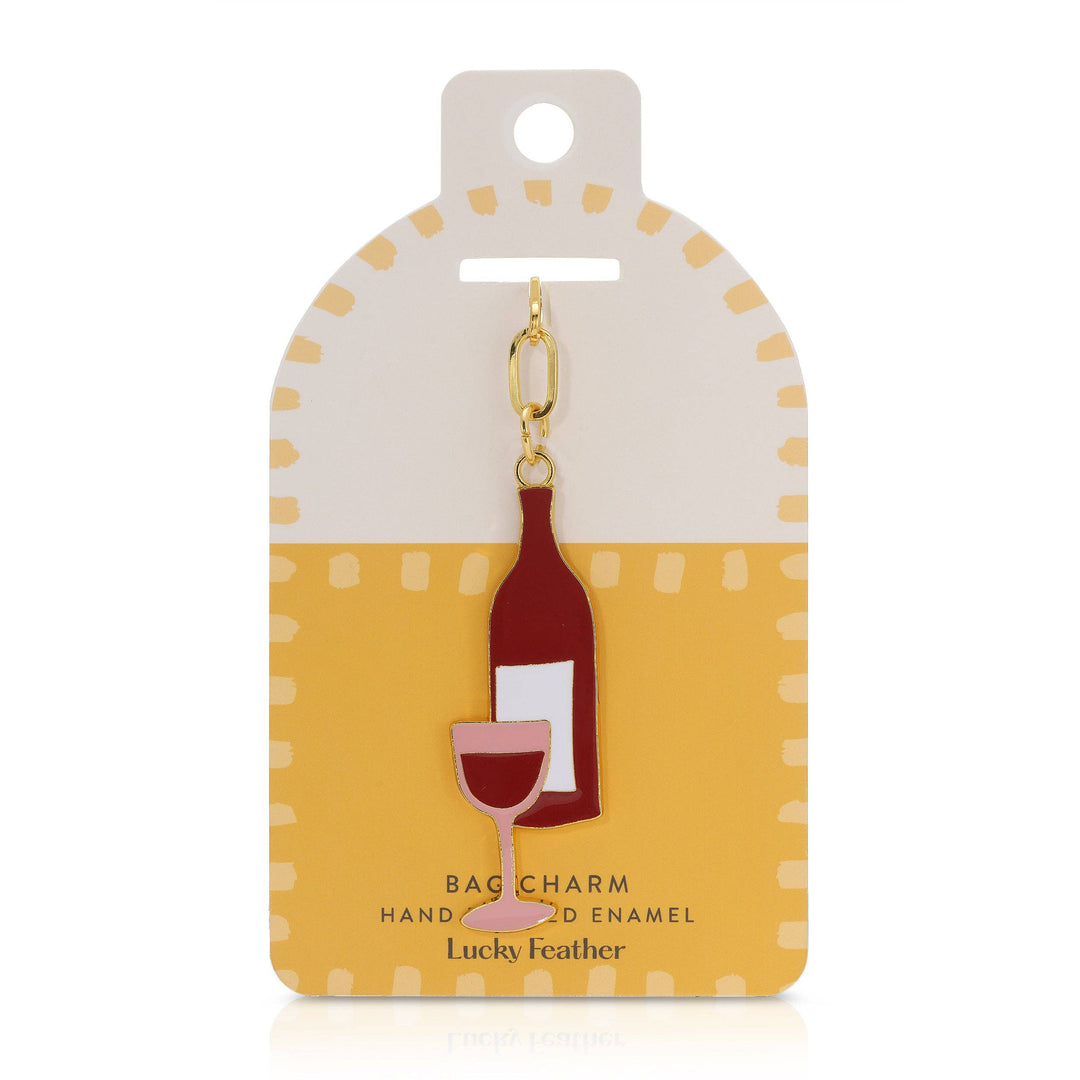 Enamel Bag Charm Bundle - Includes 4 of each style (48 pieces total) + wood display